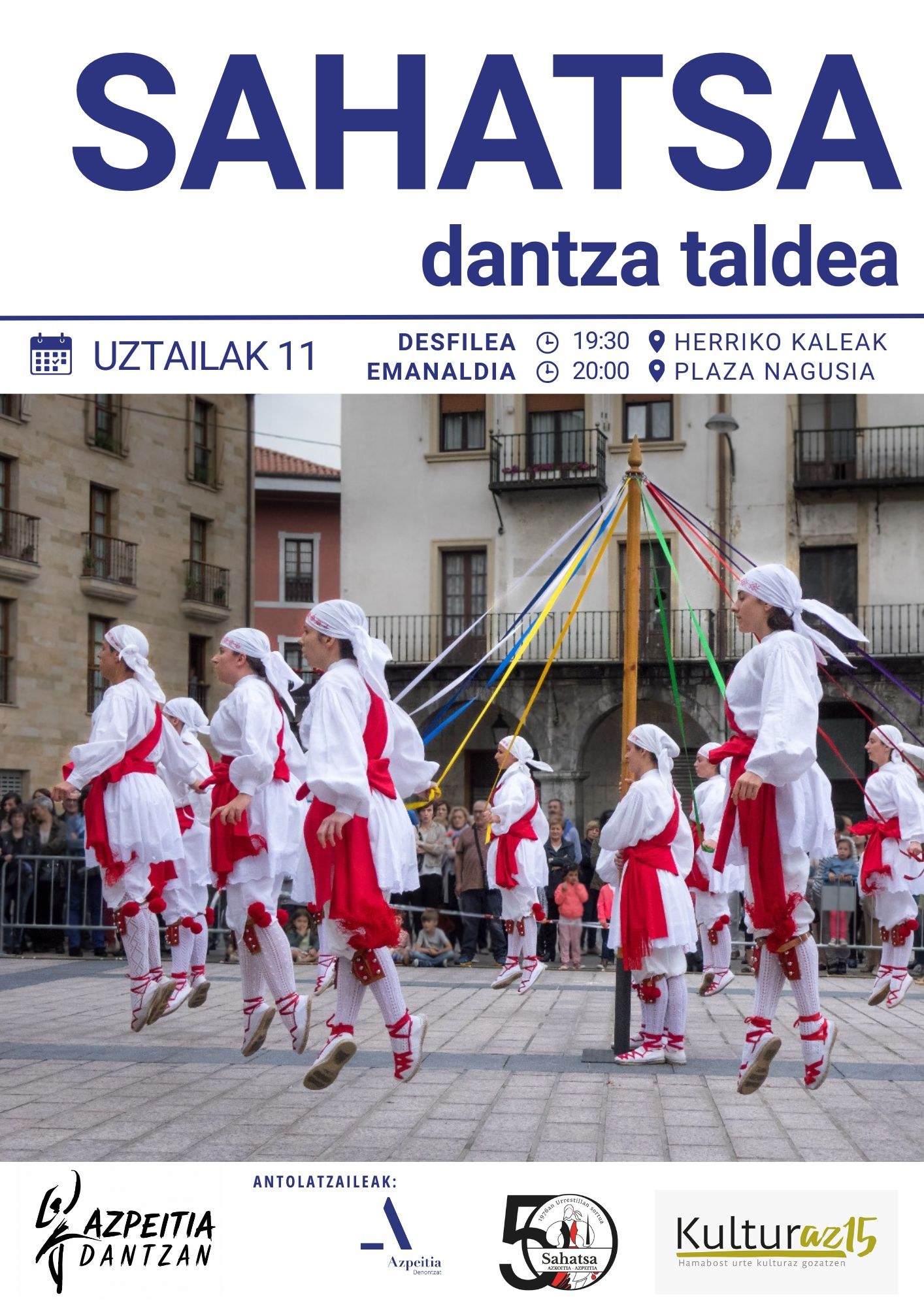 Azpeitia Dantzan: Sahatsa