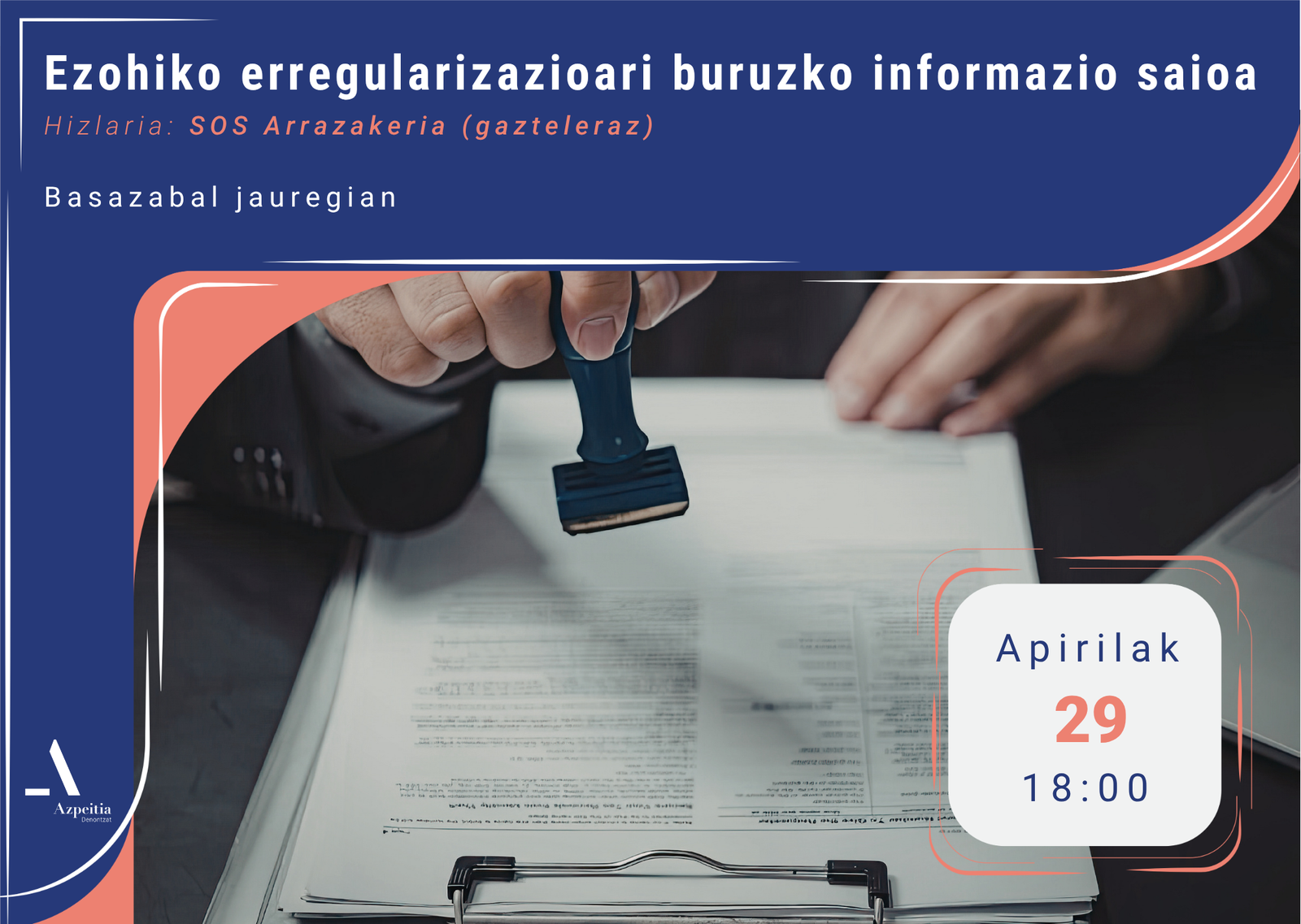 Ezohiko erregularizazioari buruzko hitzaldia