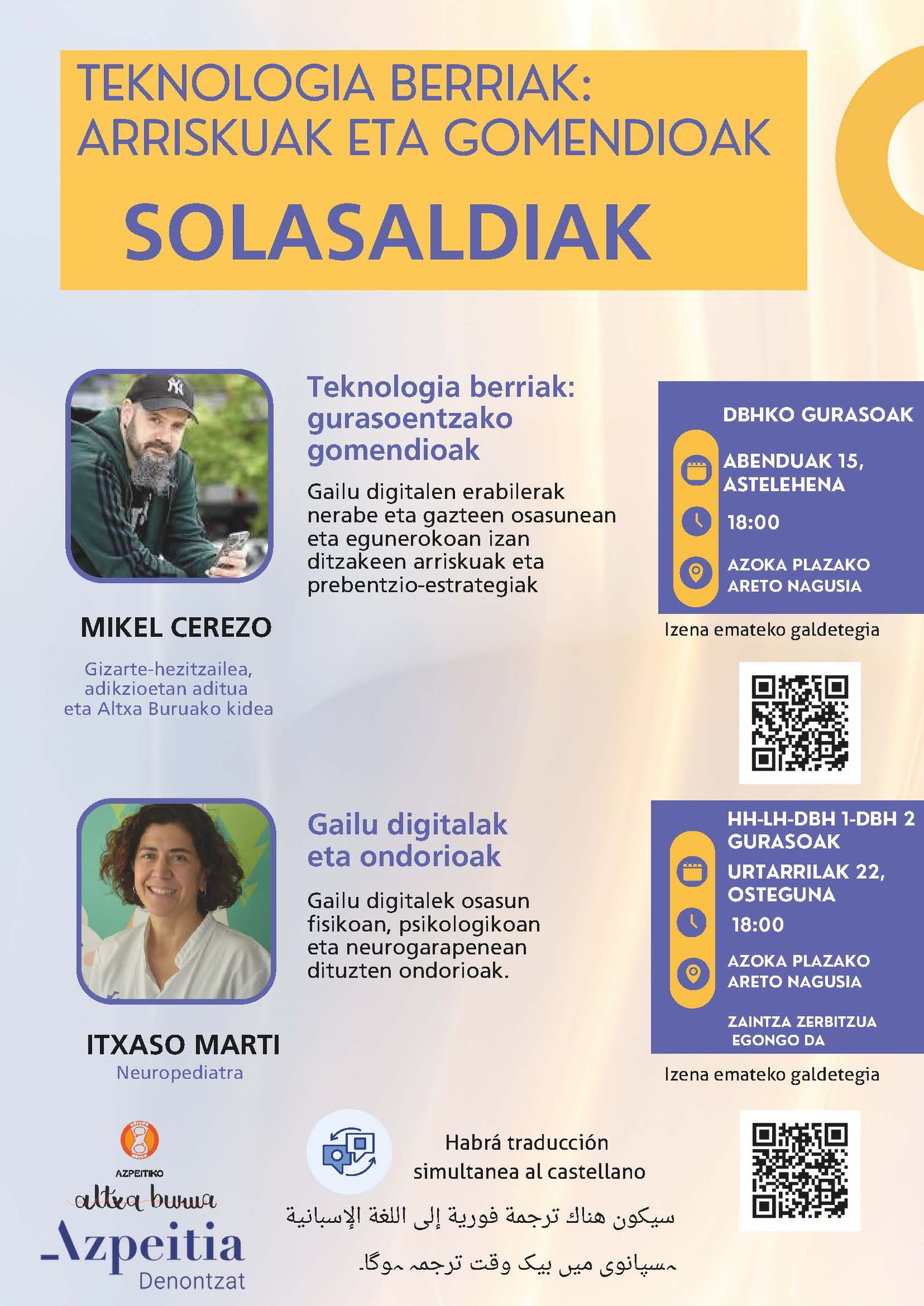 Solasaldia: 'Gailu digitalak eta ondorioak'