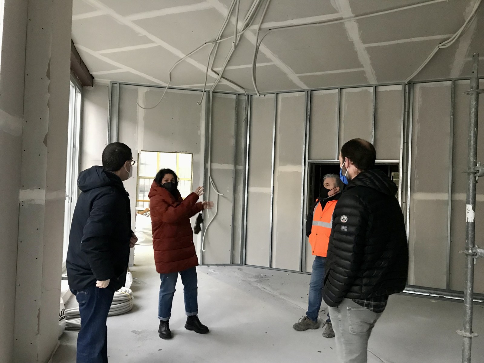 Aurrera doaz soinuaren eremua eraikitzeko obrak Aurrera doaz soinuaren eremua eraikitzeko obrak