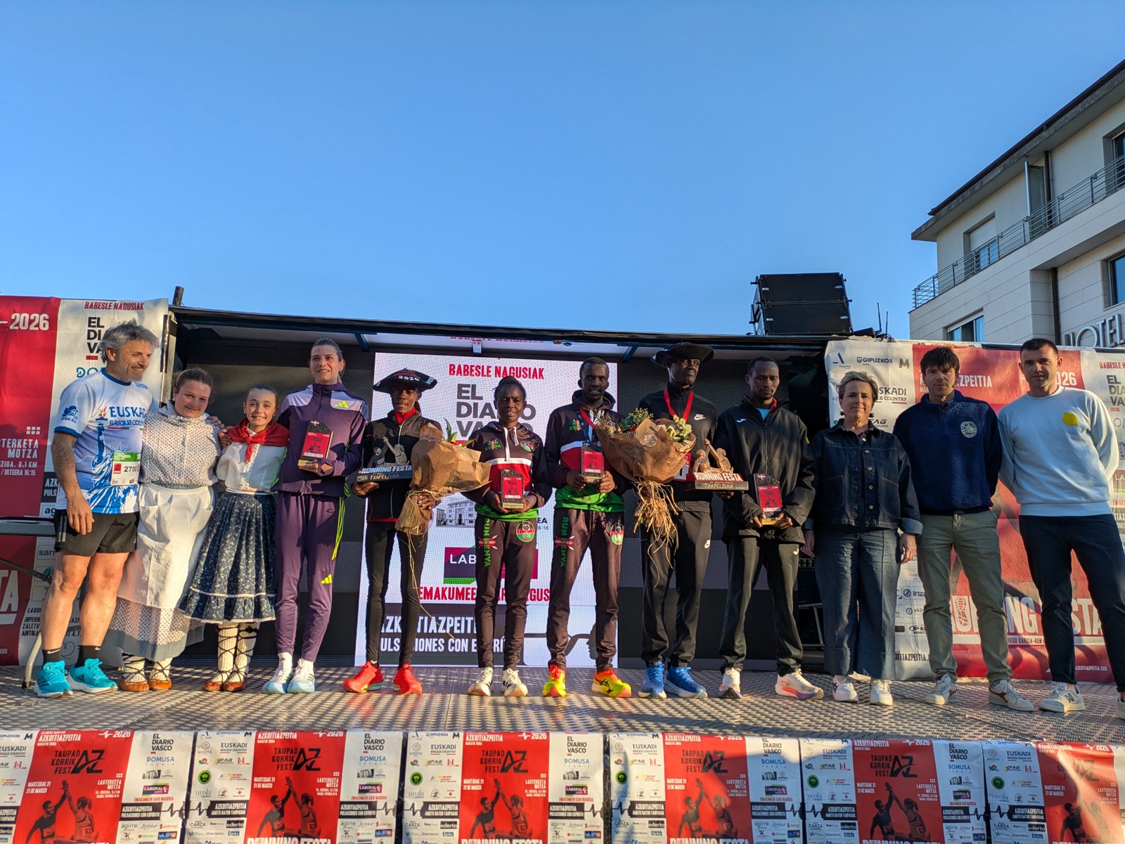 Errrekorra, jendetza eta giro ona 33. Azkoitia-Azpeitia maratoi erdian