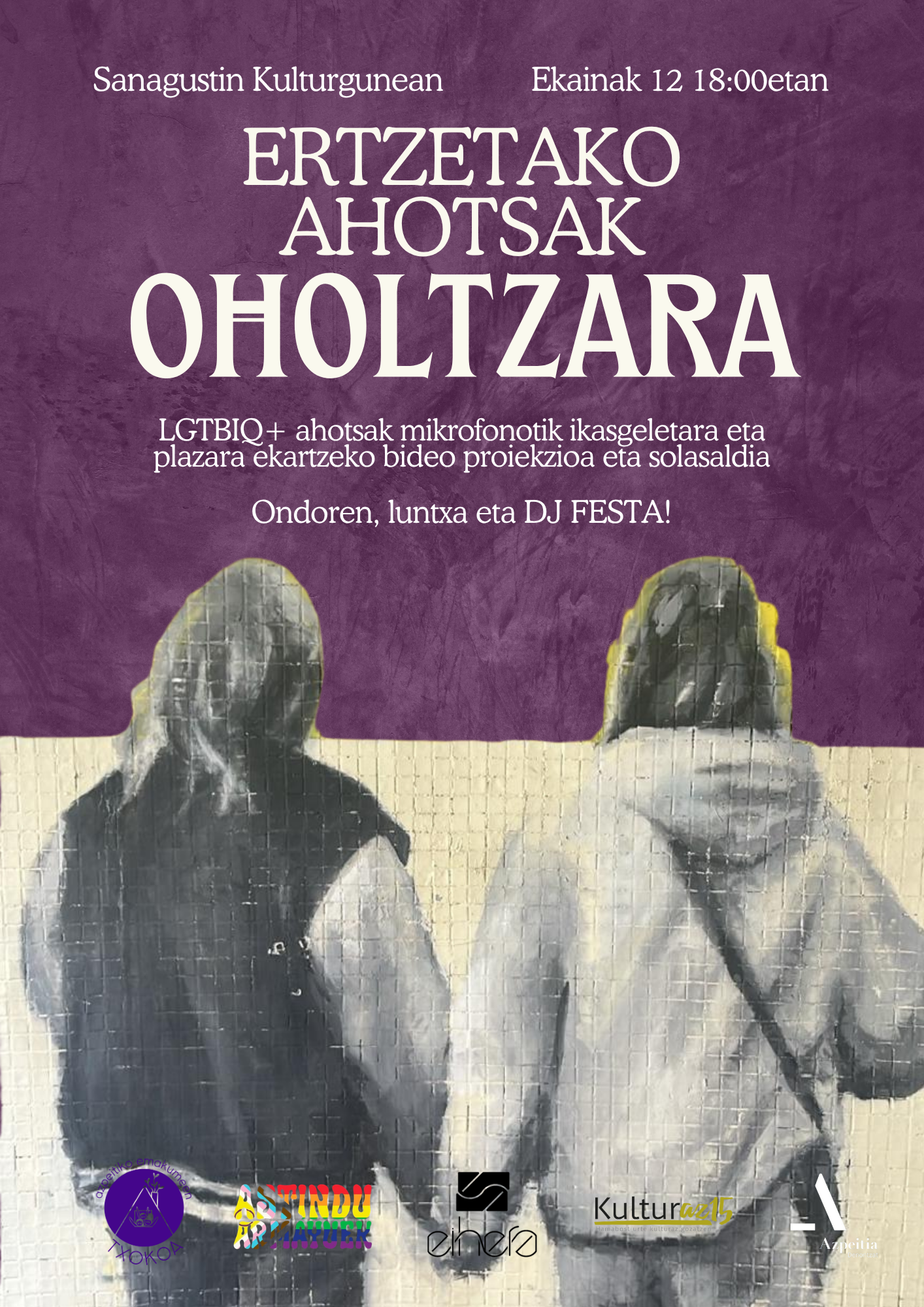 ‘Ertzetako ahotsak oholtzara’ ekitaldiaren data berria: ekainak 12