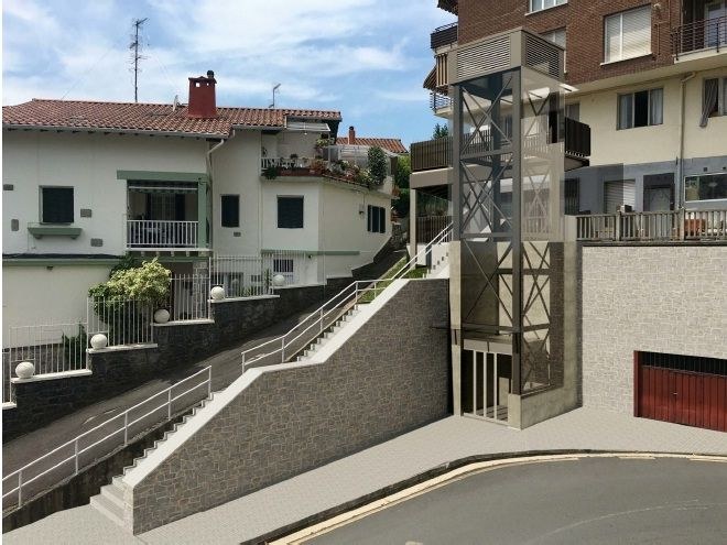 Esleitu da Arana eta Aranagoikoa arteko irisgarritasuna hobetuko duen igogailuaren obra