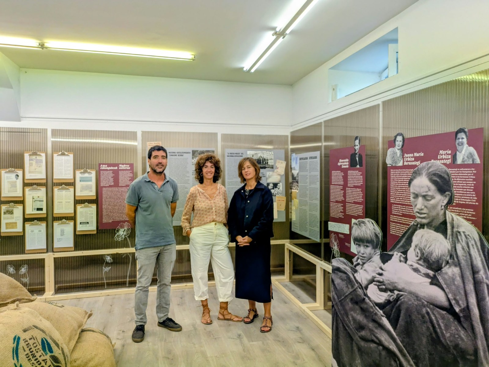 Frankismoak errepresaliatutako emakumeen memoria ikusgai gaurtik aurrera