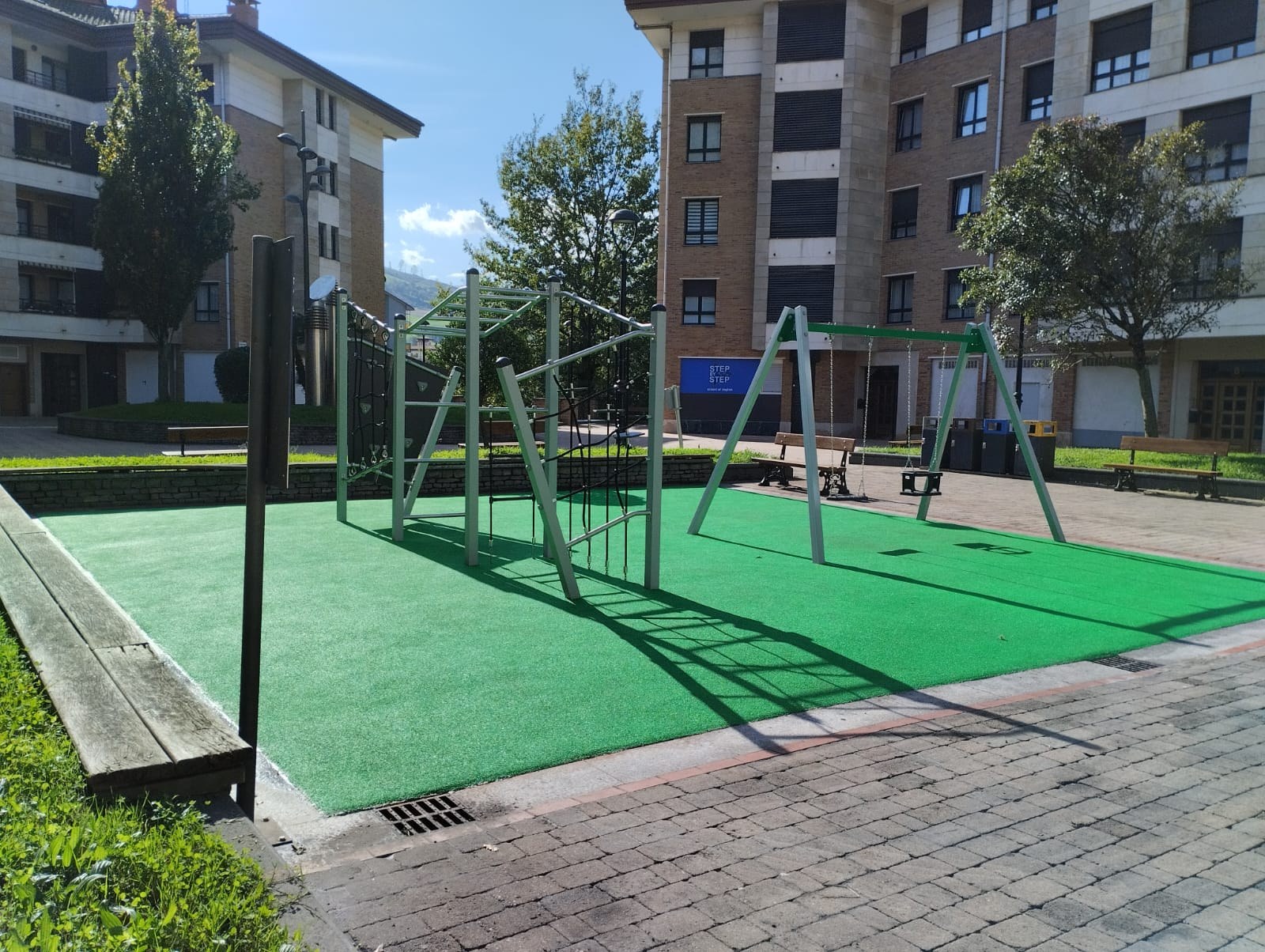 Iberotarren Plazako parkea, amaituta Iberotarren Plazako parkea, amaituta