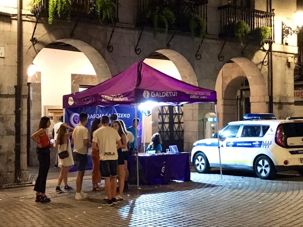 Indarkeria matxistarik gabeko gunea jarriko da santotomasetan