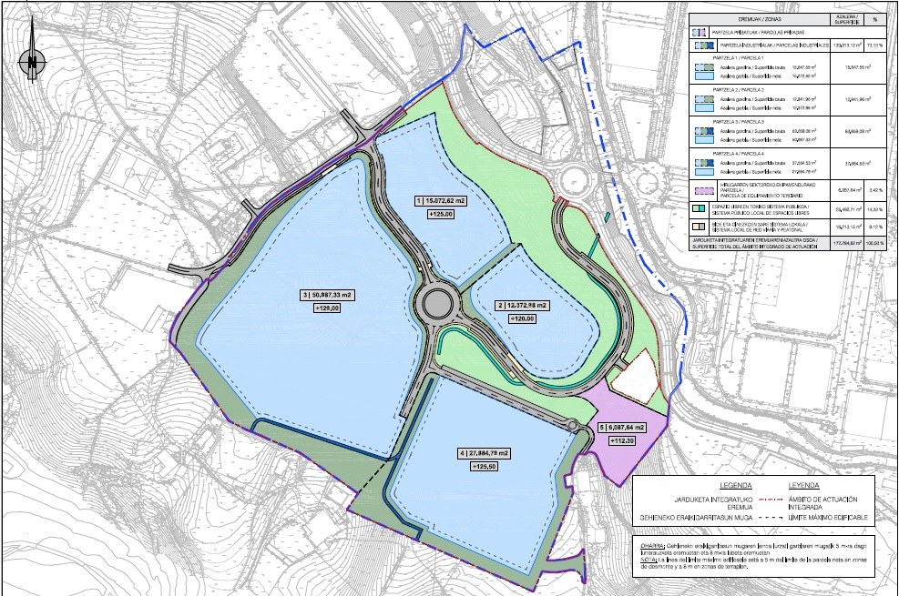 Larringo eremua garatzen jarraitzeko plan partzialari behin-behineko onespena eman dio udalak