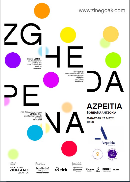 Maiatzaren 17an Zinegoak jaialdiko laburmetraiak ikusteko aukera izango da Azpeitian Maiatzaren 17an Zinegoak jaialdiko laburmetraiak ikusteko aukera izango da Azpeitian
