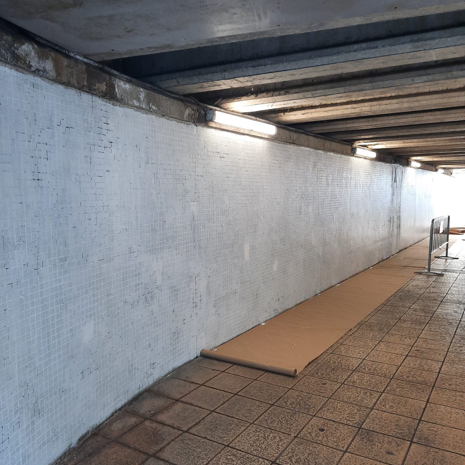 Mural berri bat, Sanjuandegiko pasabidean