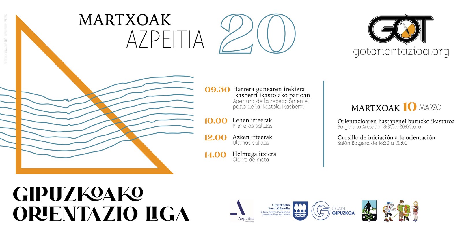 Orientazio ikastaroa eta froga izango dira Azpeitian Orientazio ikastaroa eta froga izango dira Azpeitian