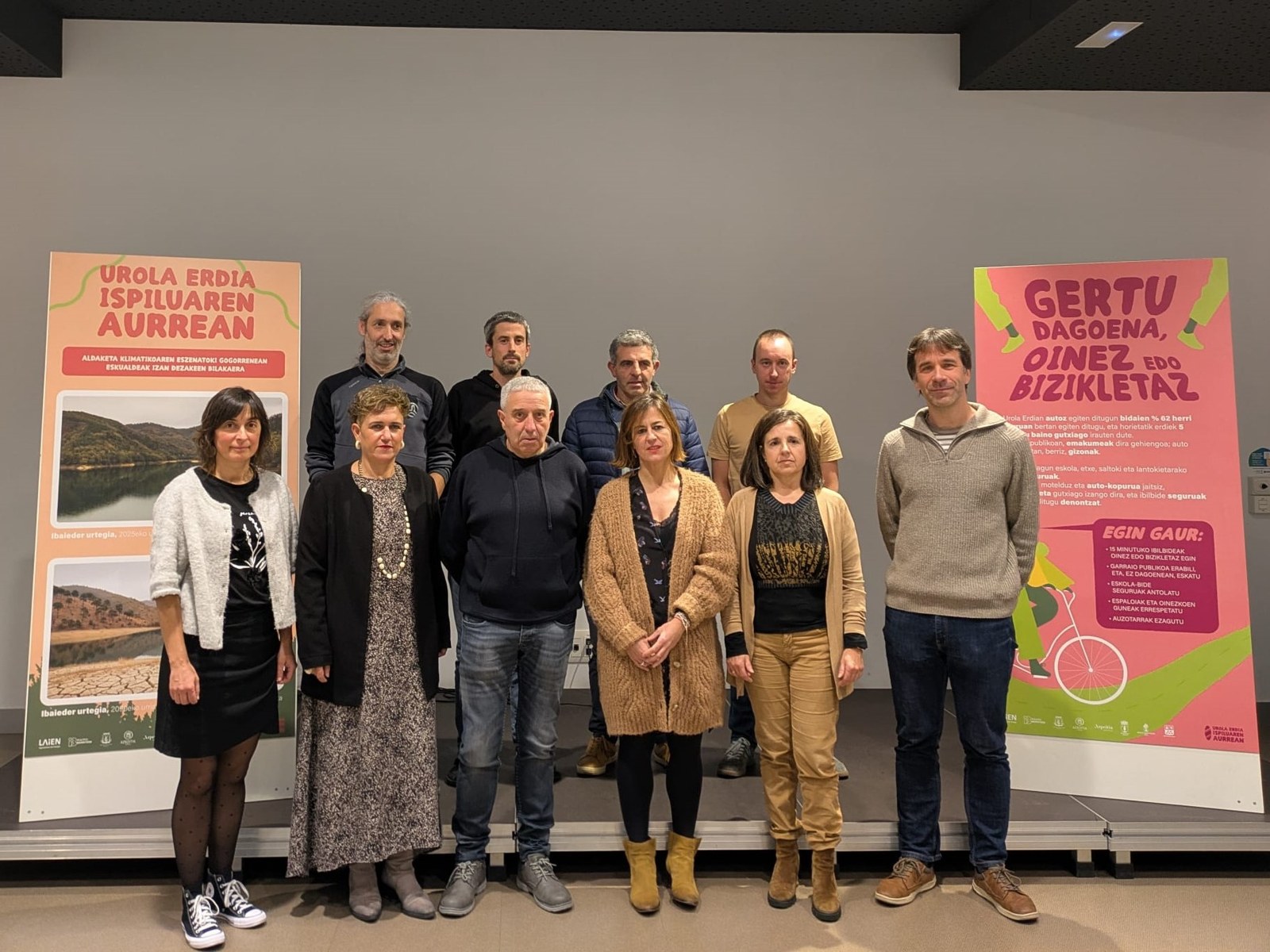 Urola Erdiko sei udalerriek 'Urola Erdia ispiluaren aurrean'  kanpaina aurkeztu dute