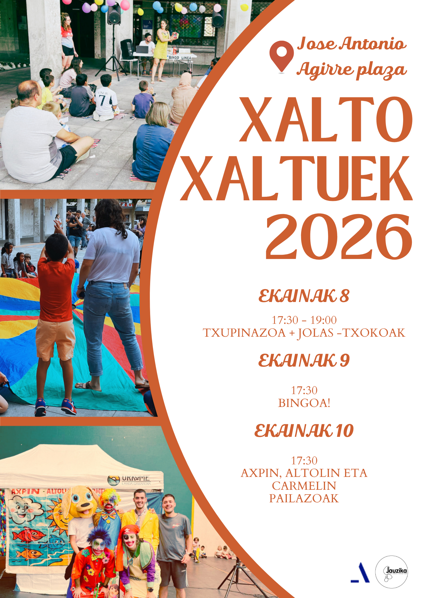 Xalto Xaltuek, hiru eguneko festa egitaraua haurrentzat