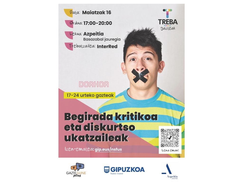 Zabalik dago Treba Gazteak programak eskainiko dituen bi saioetarako izen-ematea